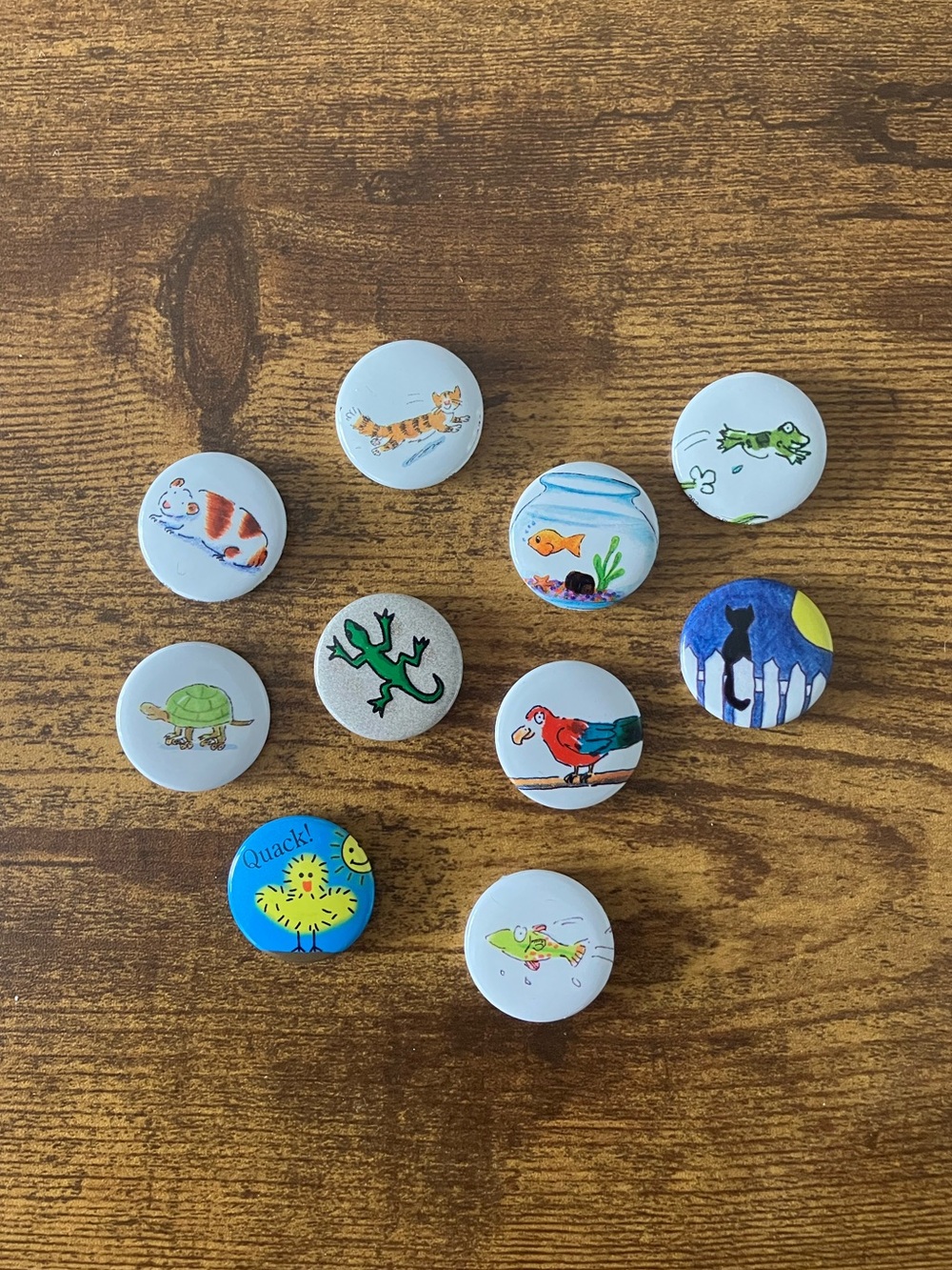 American Girl of Today Grin Pins - Animal Series